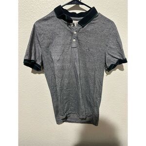 Penguin Men's Slim Fit Polo Shirt Gray Medium Short Sleeve Casual
